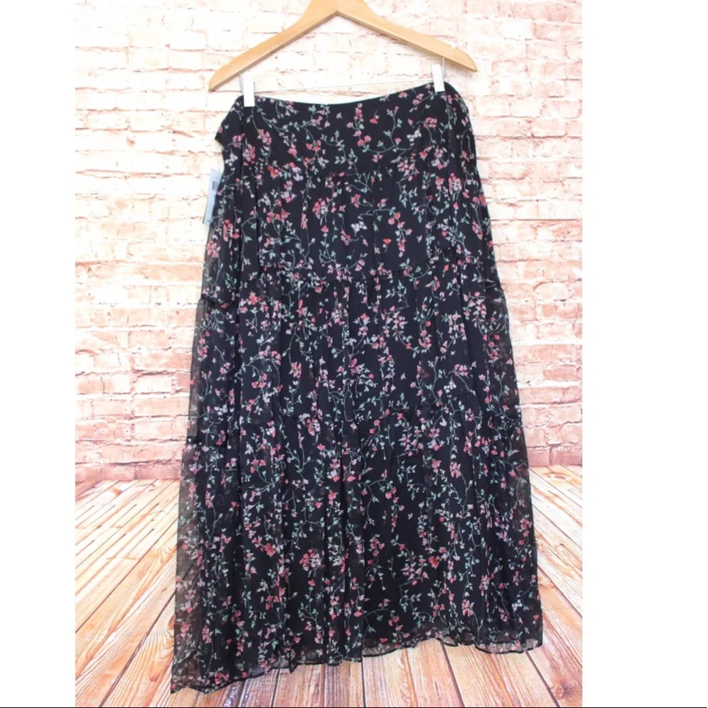 Lauren Ralph Lauren | Floral Tiered Peasant Skirt